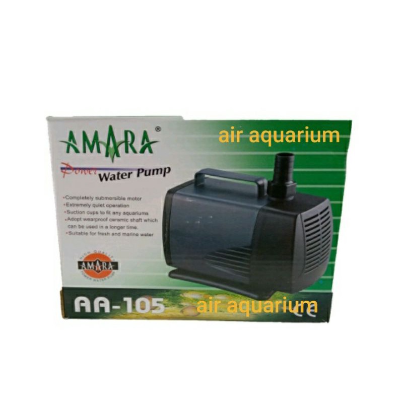 AMARA AA 105 3000L/H Pompa Air Kolam ikan Aquarium Hidroponik Celup