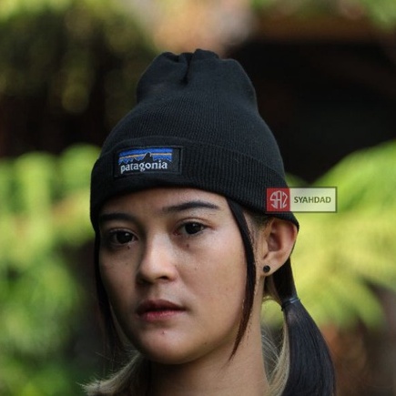 beanie hat bordir Patagonia topi kupluk rajut pria wanita distro