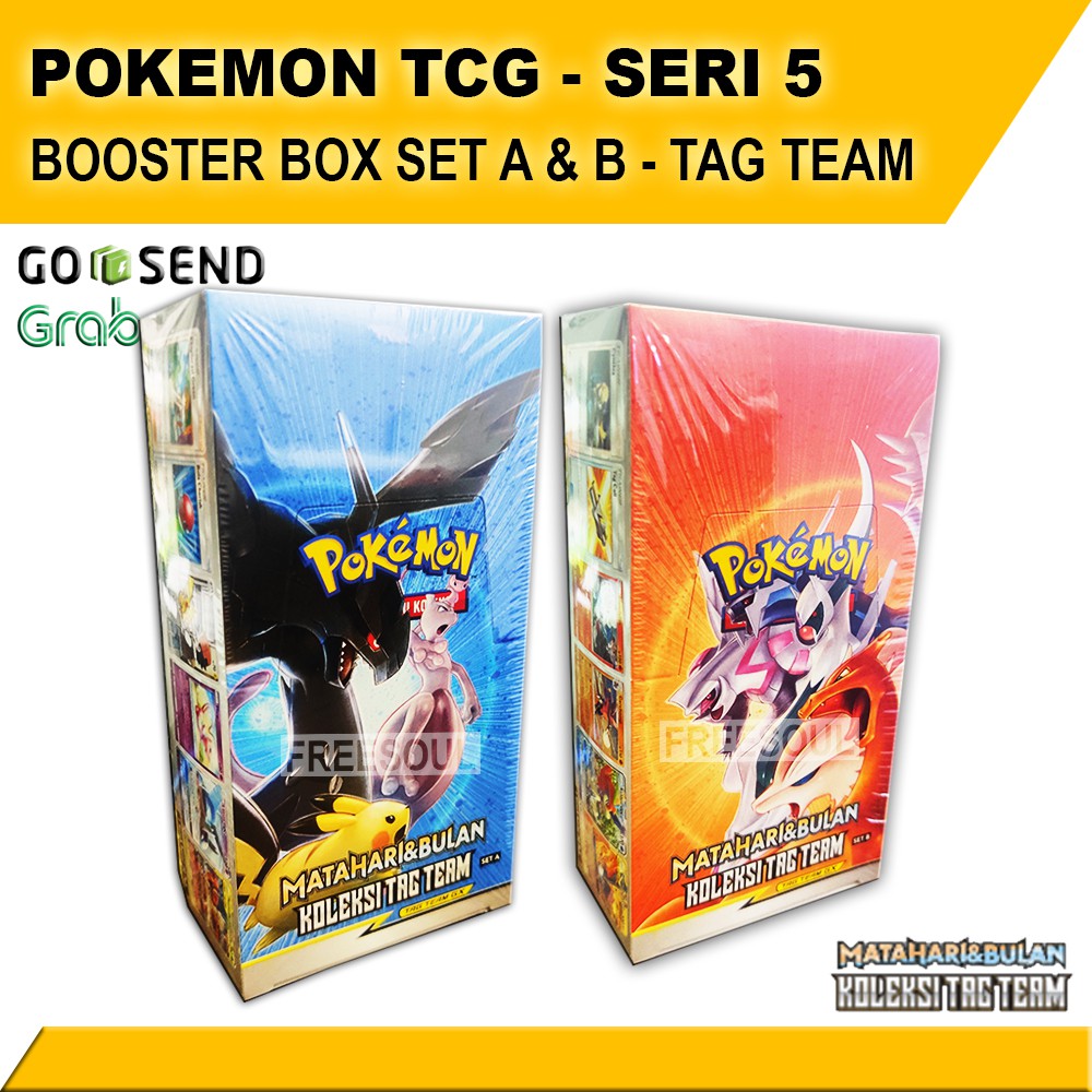 Kartu Pokemon TCG BOOSTER BOX AC3A AC3B Koleksi Tag Team GX SERI 5