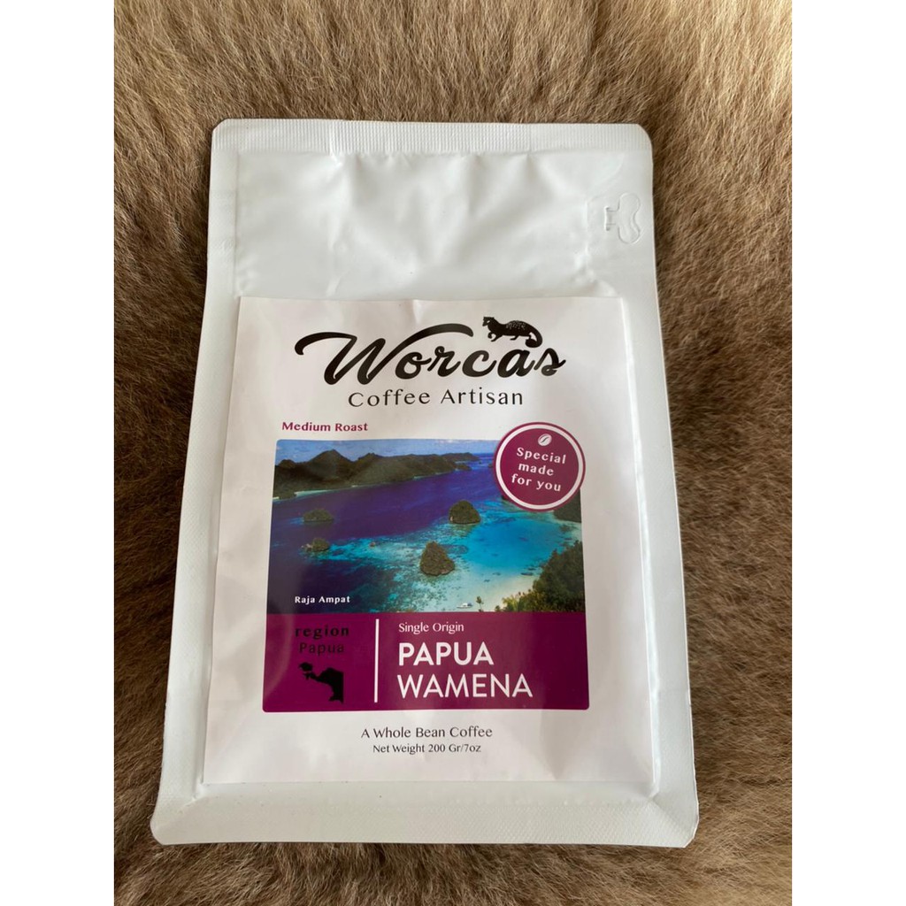 

WORCAS COFFEE PAPUA WAMENA 200 Gram | Medium Roast