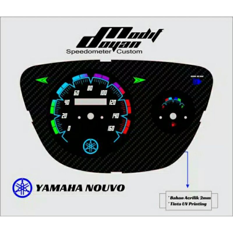 speedometer custom yamaha nouvo lele dan nouvo Z
