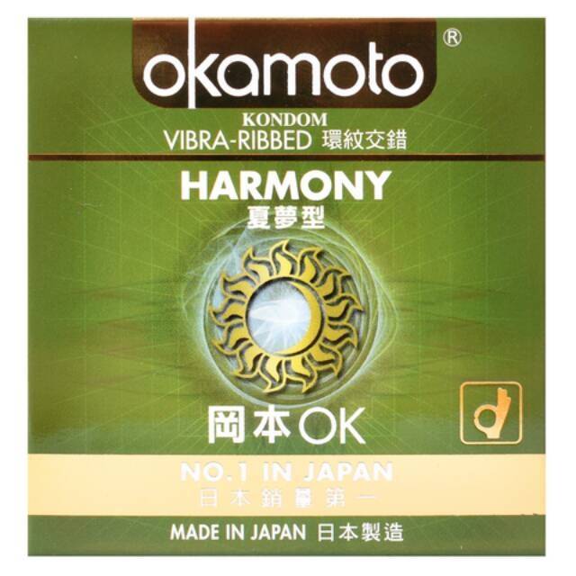 OKAMOTO KONDOM HARMONY Vibra - 3 Di sukai Wanita ( Termurah)