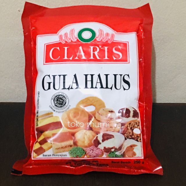 

GULA HALUS CLARIS MERAH 250gr