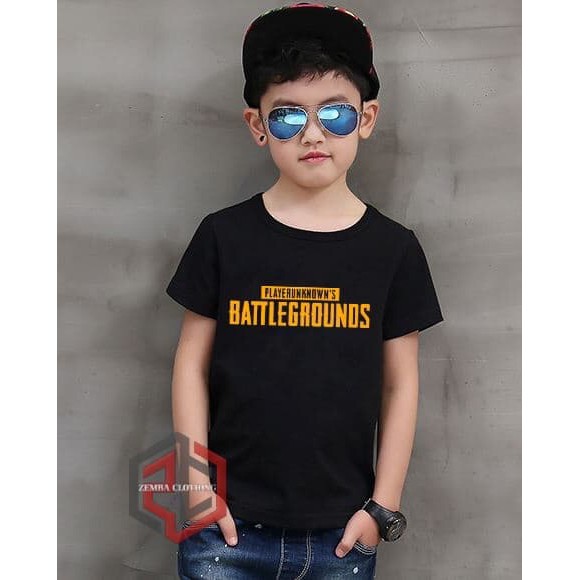 KAOS BAJU COMBED 30S ANAK PUBG BATTLEGROUNDS PLAYER UNKNOWNS   JUNIOR ANAK