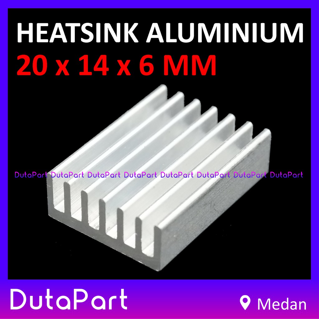 Heatsink Aluminium Pendingin 20x14x6mm 20*14*6mm 20x14x6 mm Heat Sink