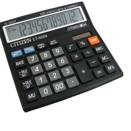 

Calculator CITIZEN CT-555N Kalkulator Meja Office Check Correct CT 555