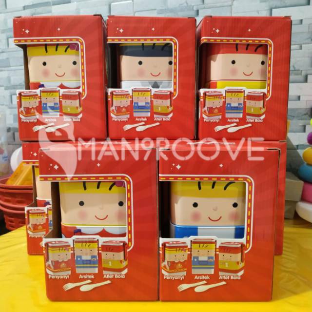 BENTO SET CHILA CHILO SAJA TANPA SUSU | Morinaga Chil Kid 2 x 800 gr 1600 gr vanilla madu