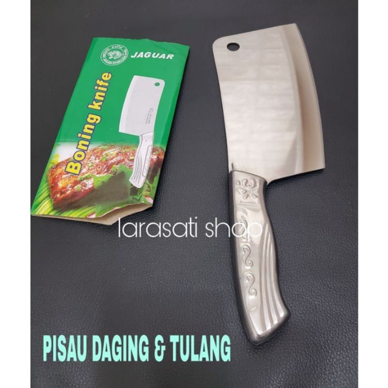 Pisau Daging/Pisau Tulang Stainless Steel Kokoh & Tajam