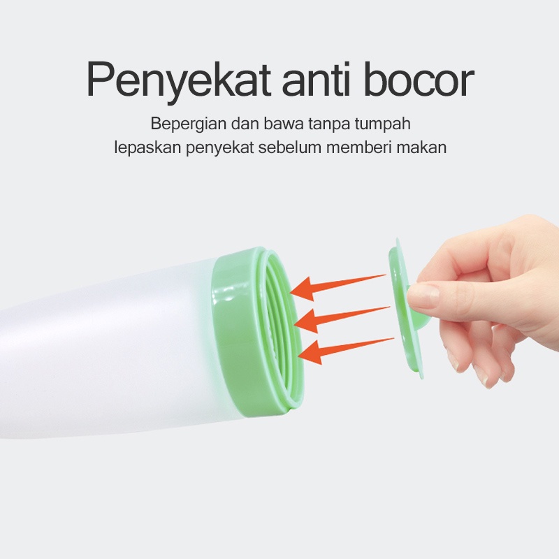 Silicone Sendok Makan Bayi/Tempat makan bayi silicon/90ml Sendok Silikon Bayi/Botol sendok makan bayi silicon (B50)