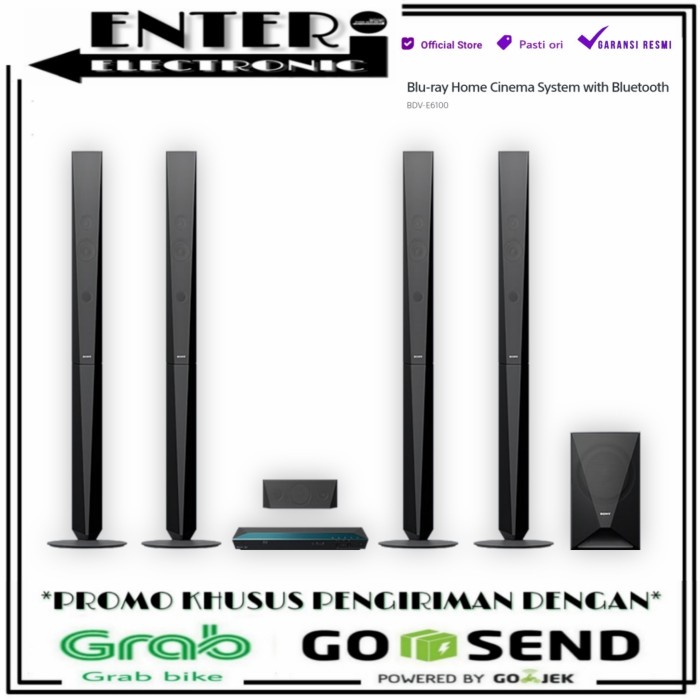 Sony Bdv E6100 - Smart Home Theater Bluray 3D Sony 51Ch 1000W Nfc Wifi #98