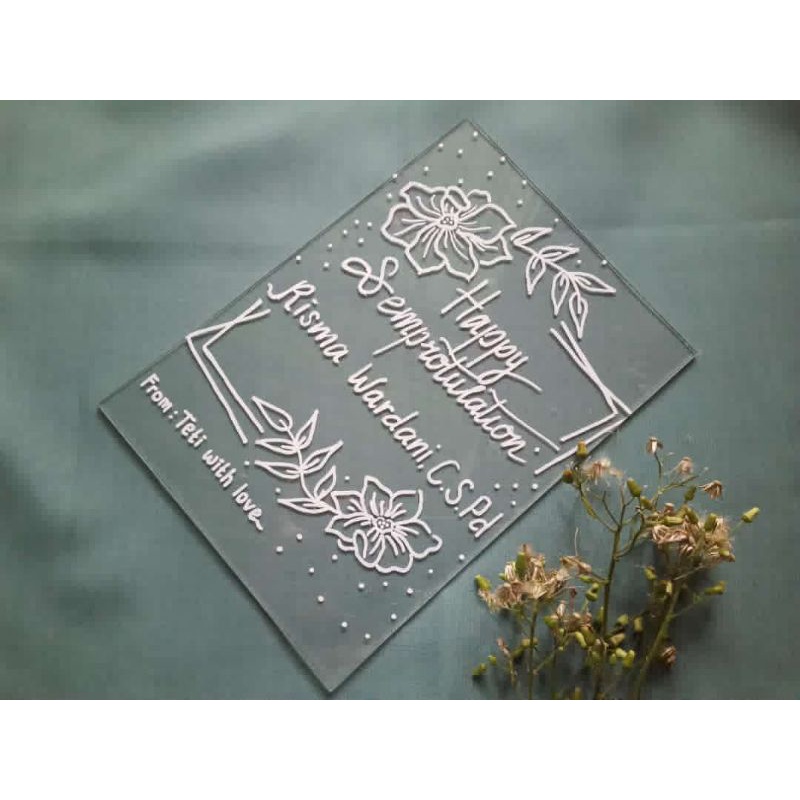 lettering akrilik/kado ultah,kado wedding, kado graduation, kado engagement.