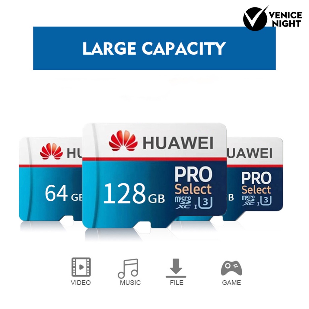 (SC) Memory Card TF / SD Card 16GB / 32GB / 64GB / 128GB / 256GB / 512GB / 1TB Class 10 Kapasitas Besar Untuk Laptop