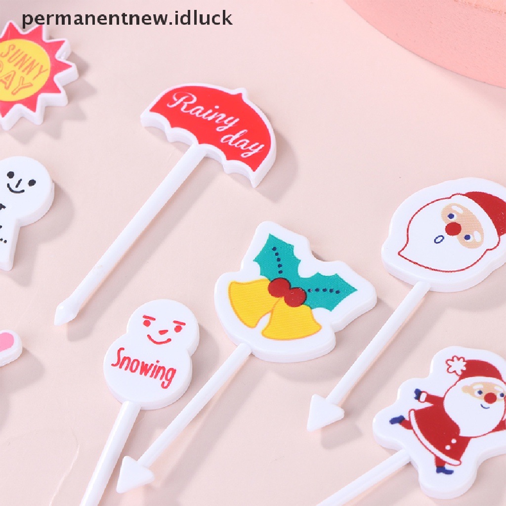 Tusuk Gigi Buah / Kue Bentuk Kartun Hewan Bahan Plastik Food Grade Untuk Anak