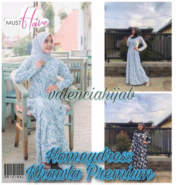 HOMEY DRESS KHAWLA SERIES WITH SIZE BAHAN VISCOSE 100% ( Limited Edition )