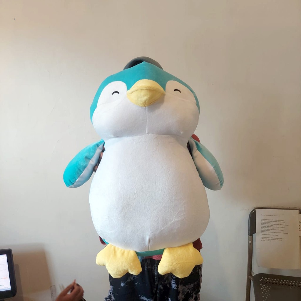 Boneka Pinguin Pororo So Cute 47CM Impor Esklusif miniso