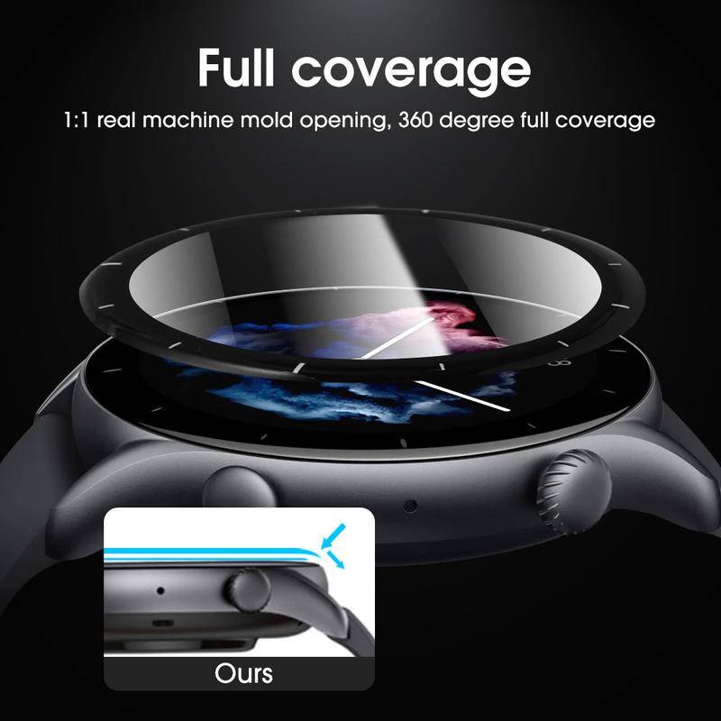 Film Pelindung Layar Smartwatch Huami Amazfit GTR 3 Pro 20D Curved