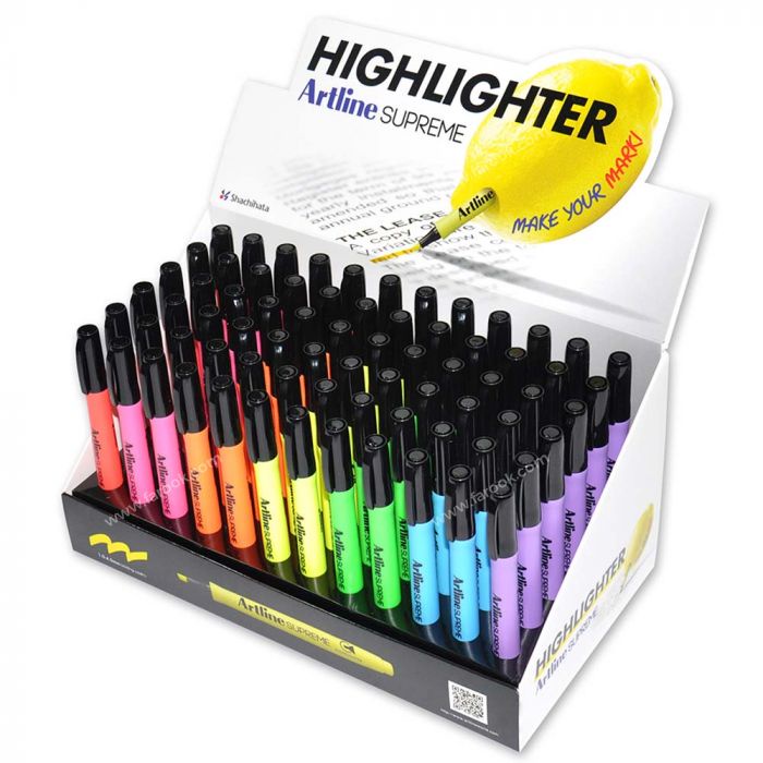 

Artline supreme highlighter marker EPF 600 6D