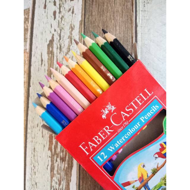 

Pensil Warna Faber Castell 12 Pendek Watercolour