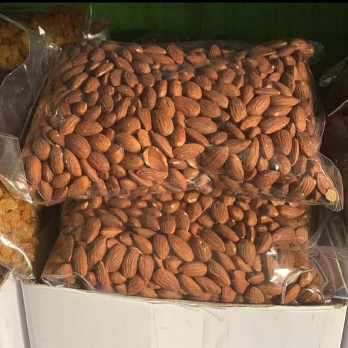

Kacang Almond Panggang Original Roasted Almond tanpa kulit 250 Gram