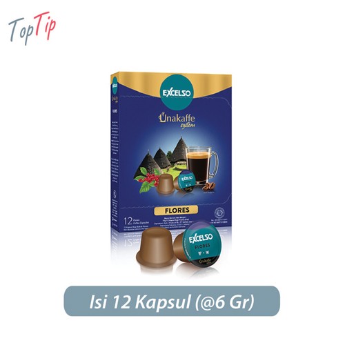 

Kopi kapsul Excelso Unakaffe Flores Dus