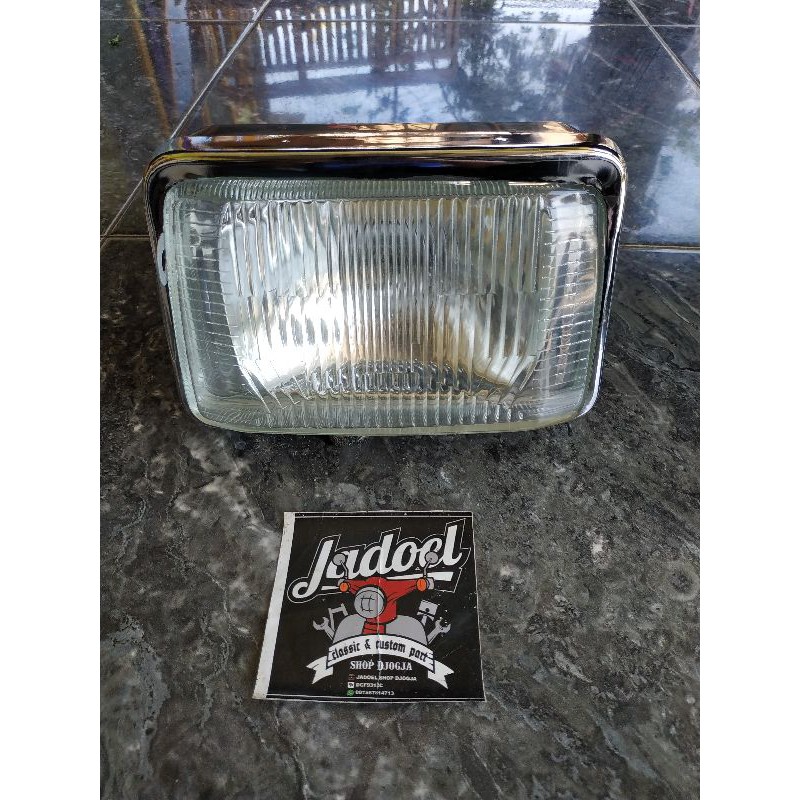 Headlamp Lampu Depan Motor Honda GL100 Win100 Tahun Muda