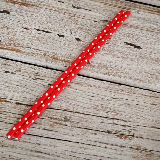 Sedotan kertas/paper straw/25pcs/party
