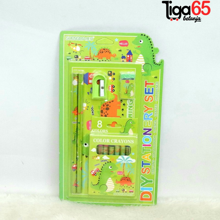 365 STATIONERY SET #40124 Buku &amp; Alat Tulis Anak / Karakter Fancy Gambar Lucu