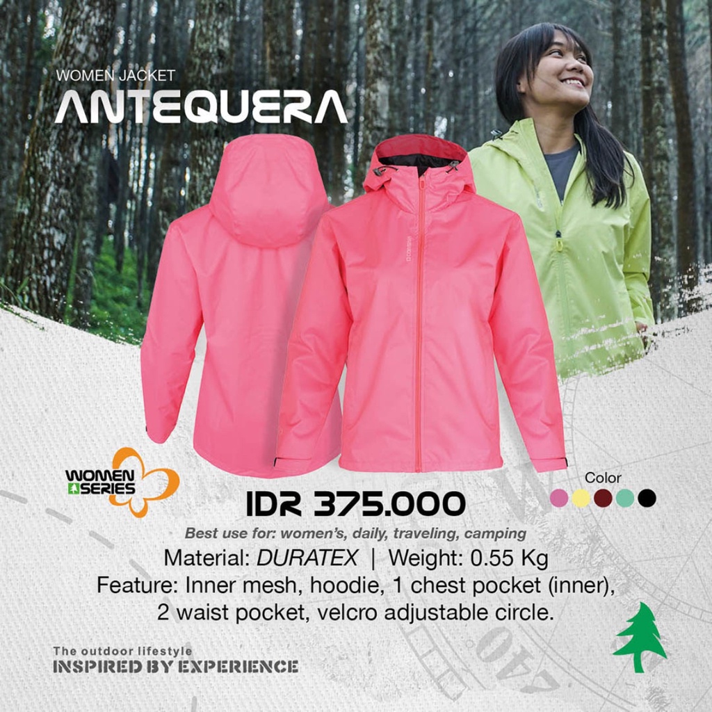 JAKET CONSINA ANTEQUERA - JAKET WOMEN SERIES - JAKET GUNUNG CEWEK