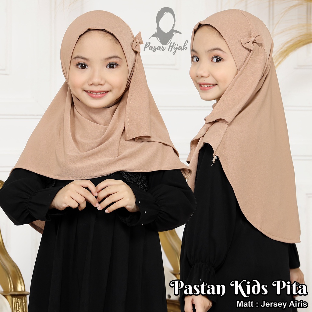 Kerudung Anak Pashtan Kids Pita Hijab Instan Anak Jersey Airis Terbaru Pasar Hija'b