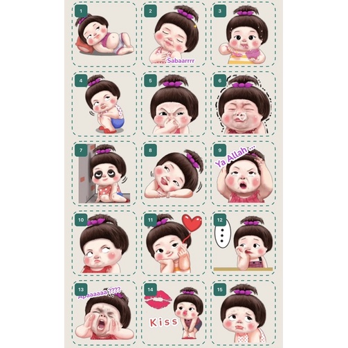 

30 STIKER WHATSAPP MURAH HARGA 10.000