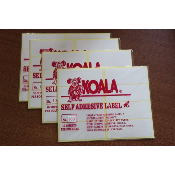 

Kertas Sticker Label Koala No 100 Kertas Stiker Tempel Murah Bagus