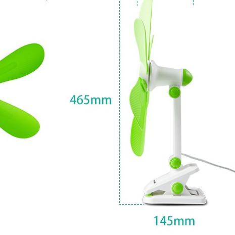 ❆ AOKI Kipas angin jepit eva lentur adem tempel dinding 380mm ☈