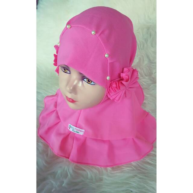 Jilbab anak/jilbab bayi/jilbab lucu/jilbab remple/khimar anak/jilbab tali/jilbab polos/khimar wolfis