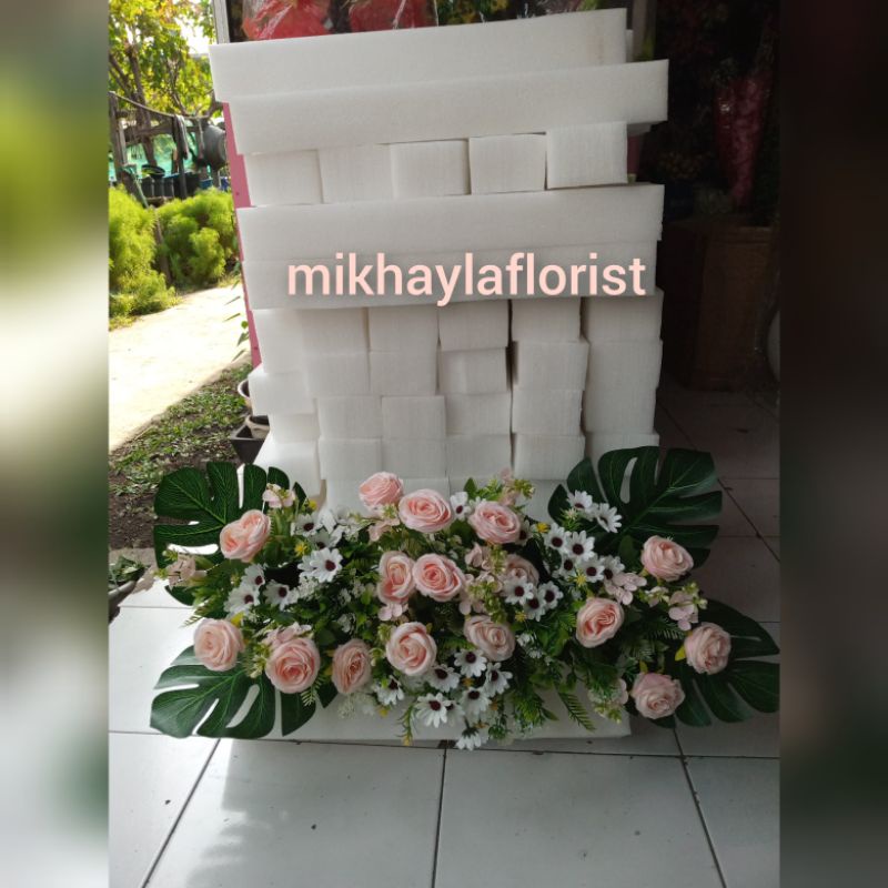 Jual Gabus elastis dekorasi kotak // dekorasi pelaminan // backdrop