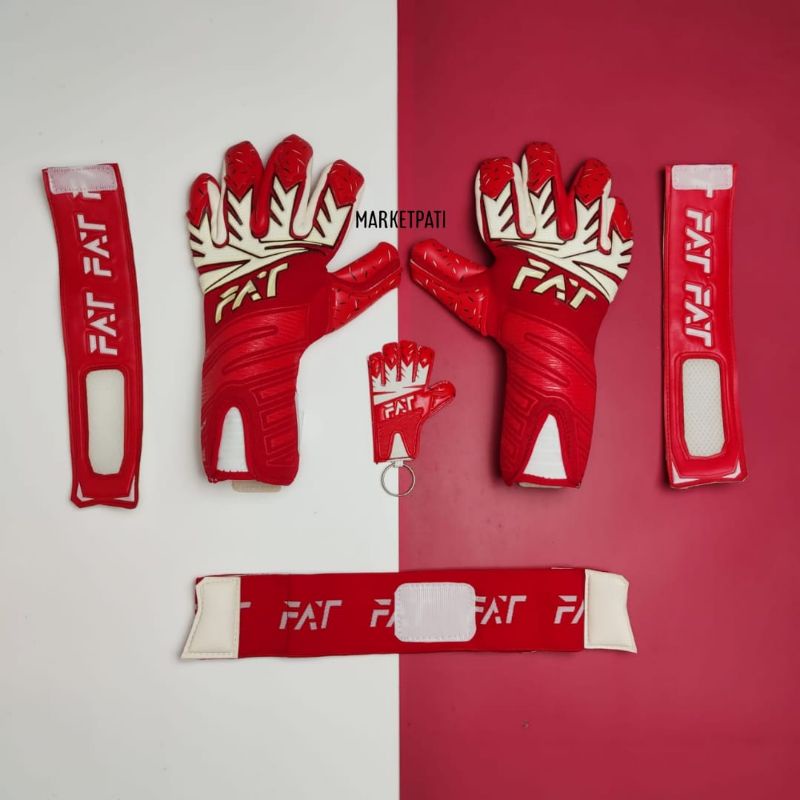 BONUS SABLON NAMA SARUNG TANGAN KIPER FAT OPTIMUS MERAH NEW 2022 SARUNG TANGAN KIPER TERBARU FAT OPT