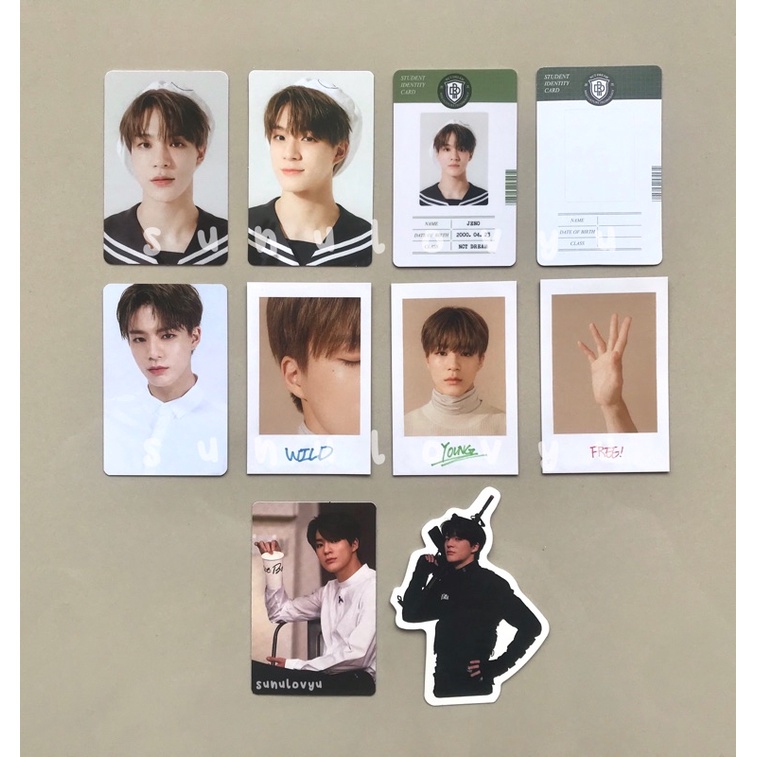 pola sg20, benefit wd sg19, puff sticker, luggage set jeno nct dream