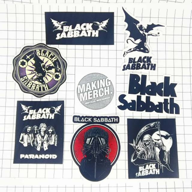 

Stiker Band Black Sabbath