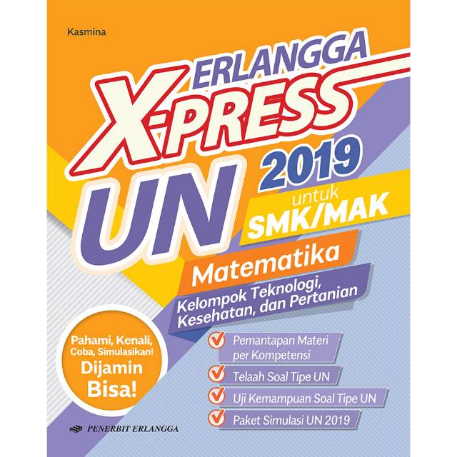 Erlangga X Press Un Smk 2019 Matematika Teknologi