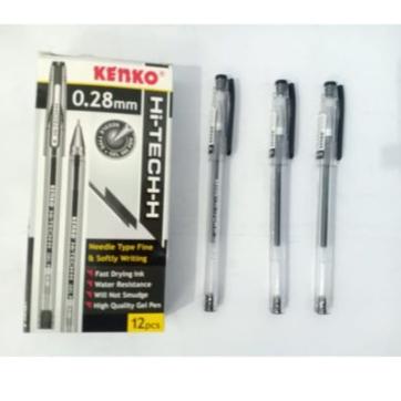 

[DISCOUNT BJD51] Pulpen Gel KENKO HI-TECH-H 0.28mm Produk