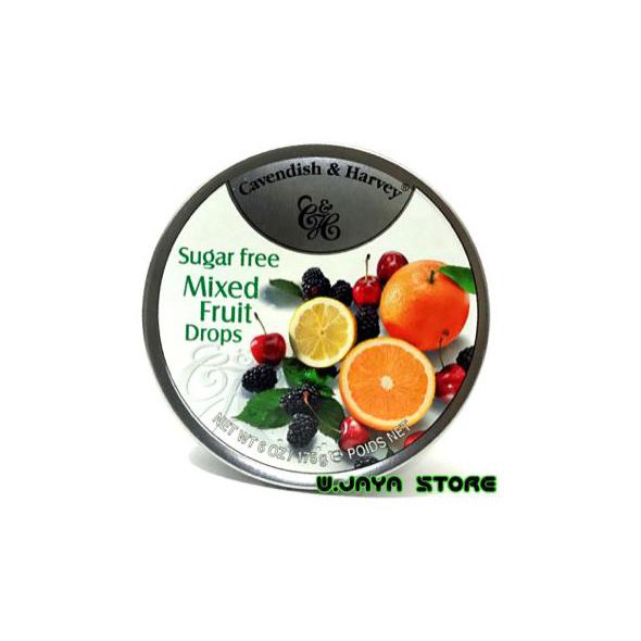 

Permen Cavendish & Harvey Sugar Free Mixed Fruit Drop