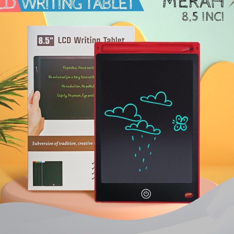 

Modern.. LCD Drawing Writing Tablet 8.5 Inch Mainan Papan Tulis Hapus Board Digital Pad Edukasi Pen Gambar