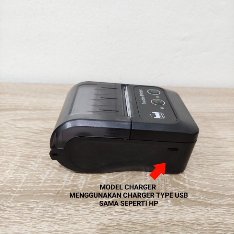 PRINTER BLUETOOTH BLUETUT BLOOTOTH PORTABLE THERMAL KASIR BARCODE LABEL BISA CETAK RESI 58MM