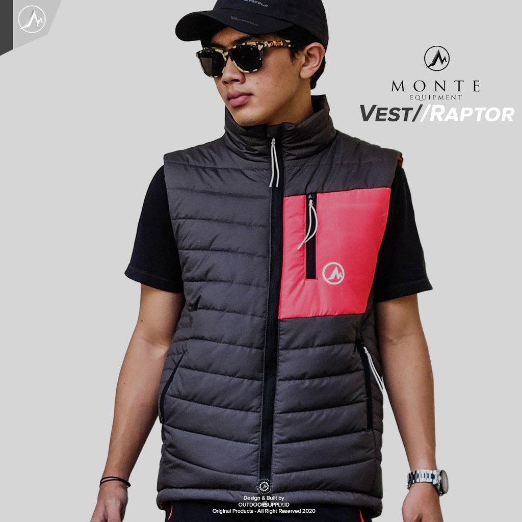 MONTE EQUIPMENT - RAPTOR VEST JACKET - GREY