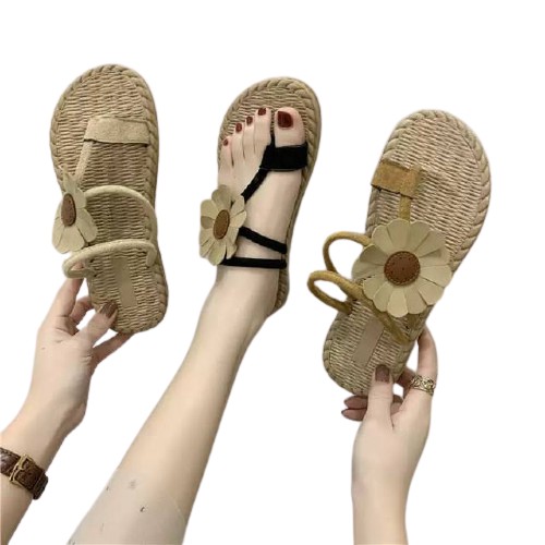 Sandal WANITA etnik(BUNGA) suede