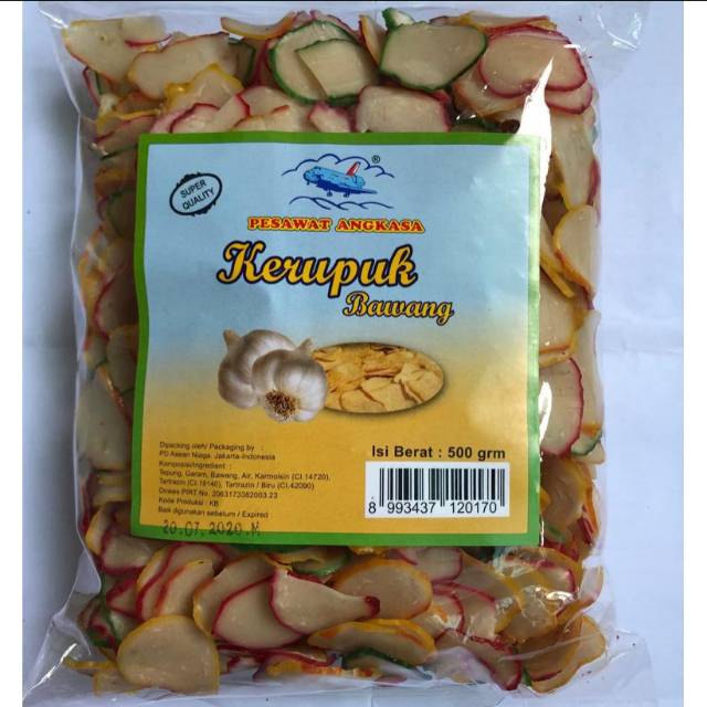 

Kerupuk Bawang Cap Pesawat