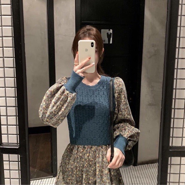 storedelune - Femme Floral Maxi Dress (Premium Import Quality)-7