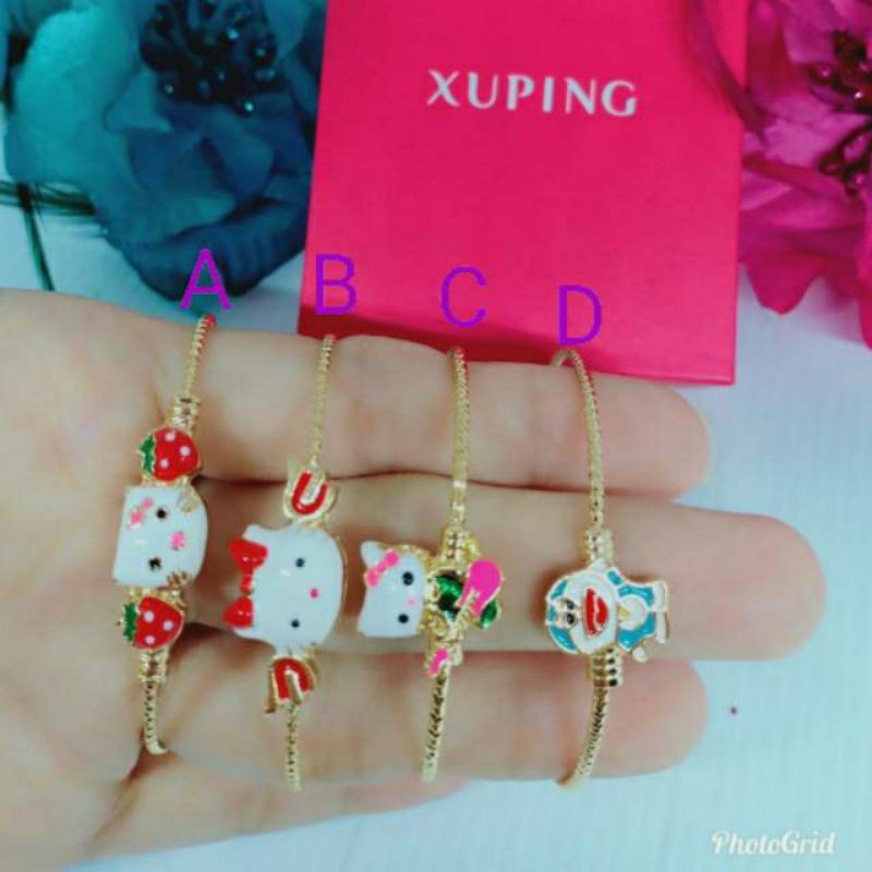 Gelang anak xuping ada bell lapis mas [GA-30]