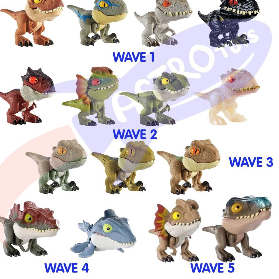 JURASSIC DINO SNAP SQUAD WAVE 1 2 3 4 5 6 (NEW) DINOSAURUS TANGAN LUCU UNYU