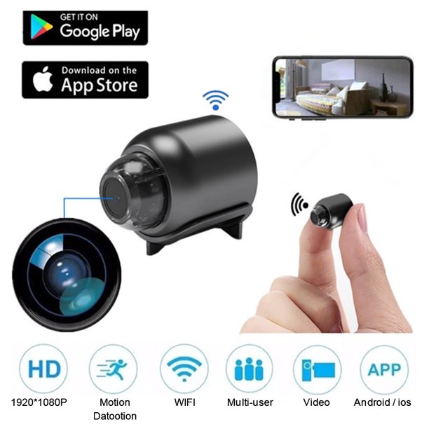 【Original-Impor】5mp Ip Camera Cctv Mini Tersembunyi Tanpa Kabel Indoor Spy Camera Mini Wifi Wireless Camera Cctv Wifi Mini Hd 1944p Spy Cam Infrared Kamera Pengintai Mini Hidden Camera Cctv Kecil Tersembunyi Spycam Bisa Sambung Hp Mata Mata intai JS35