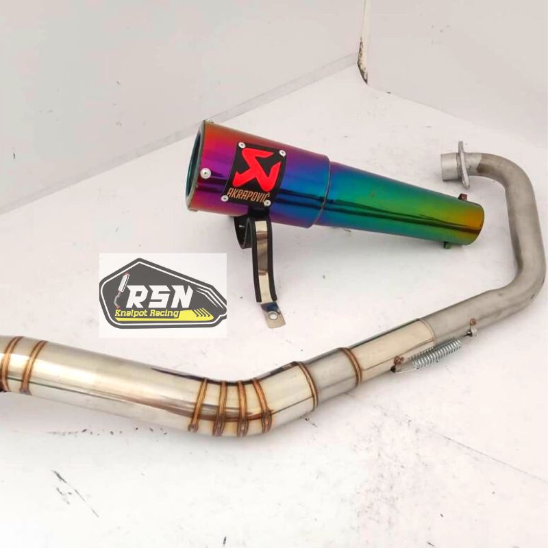 Knalpot Akrapovic Pelangi Gp LORENSO SILENCER ONLY R15 V2V3 CBR150 CB150R NINJA TIGER BYSON VIXION